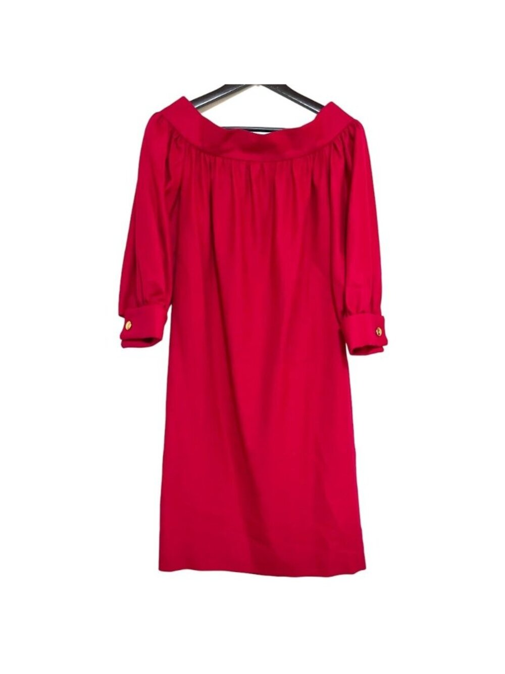 Gucci Giannini Era Knee-length Three Quarter Sleeve Wool Dress